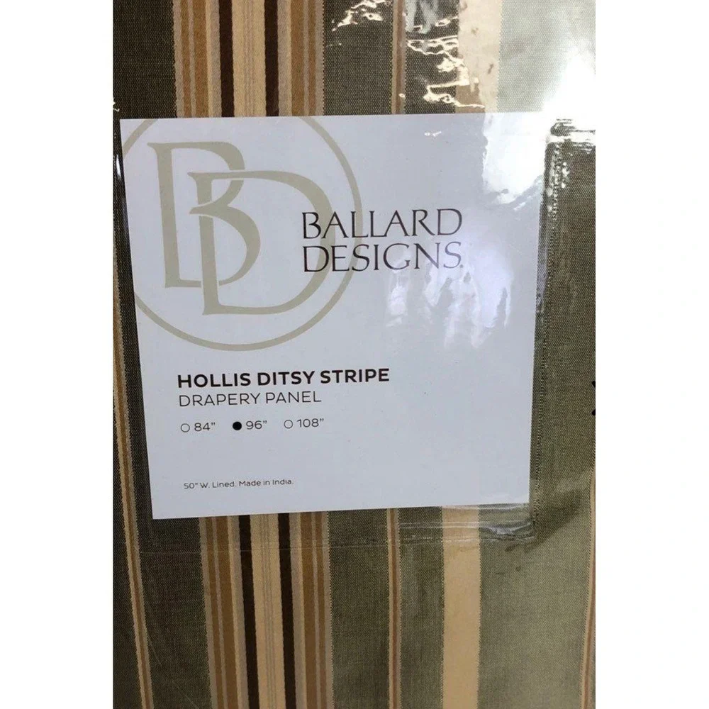 NEW Drapes Set Of 2 Ballard Designs Panels 50x96